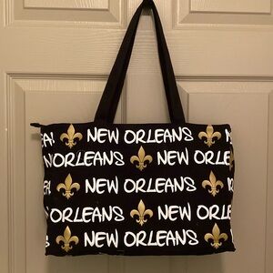 Robin Ruth New Orleans Saints canvas tote bag